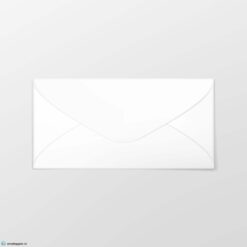 Wenskaartenv. bankpost 110 x 220 mm 100 grs gegomd
