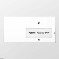 EA 5/6 VR bankpost 80 grs wit FSC strip