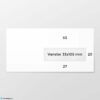 EA 5/6 envelop VR33 bankpost 80 grs wit FSC strip