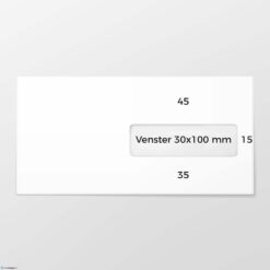 EA 5/6 envelop KVR35 bankpost 80 grs wit FSC strip