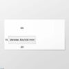EA 5/6 KVL bankpost 80 grs wit FSC gegomd