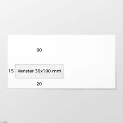 EA 5/6 KVL bankpost 80 grs wit FSC gegomd