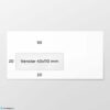 EA 5/6 envelop VL bankpost 90 grs wit FSC strip