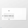 EA 5/6 envelop VL45 bankpost 80 grs wit FSC strip