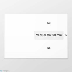 EA 5 KVR bankpost 90 grs wit FSC strip