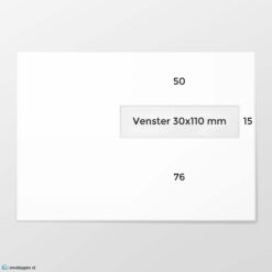 EA 5 KVR50 bankpost 90 grs wit FSC strip