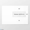 EA 5 envelop VR45 bankpost 90 grs wit FSC strip