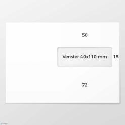 C 5 envelop VR bankpost 80 grs wit FSC gegomd
