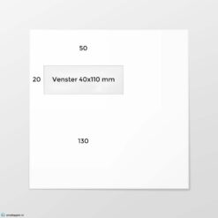 220 x 220 envelop mm VL bankpost 120 grs wit FSC gegomd