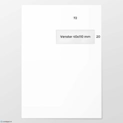 C 4 envelop A VR72* bankpost 120 grs wit FSC gegomd