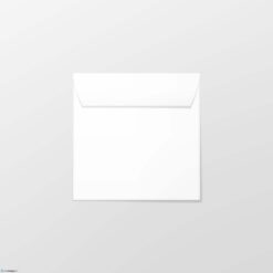 140 x 140 envelop bankpost 120 grs wit FSC strip