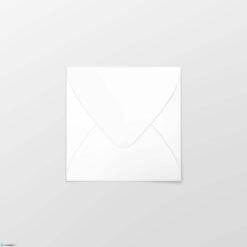 140 x 140 envelop bankpost 100 grs wit FSC puntklep