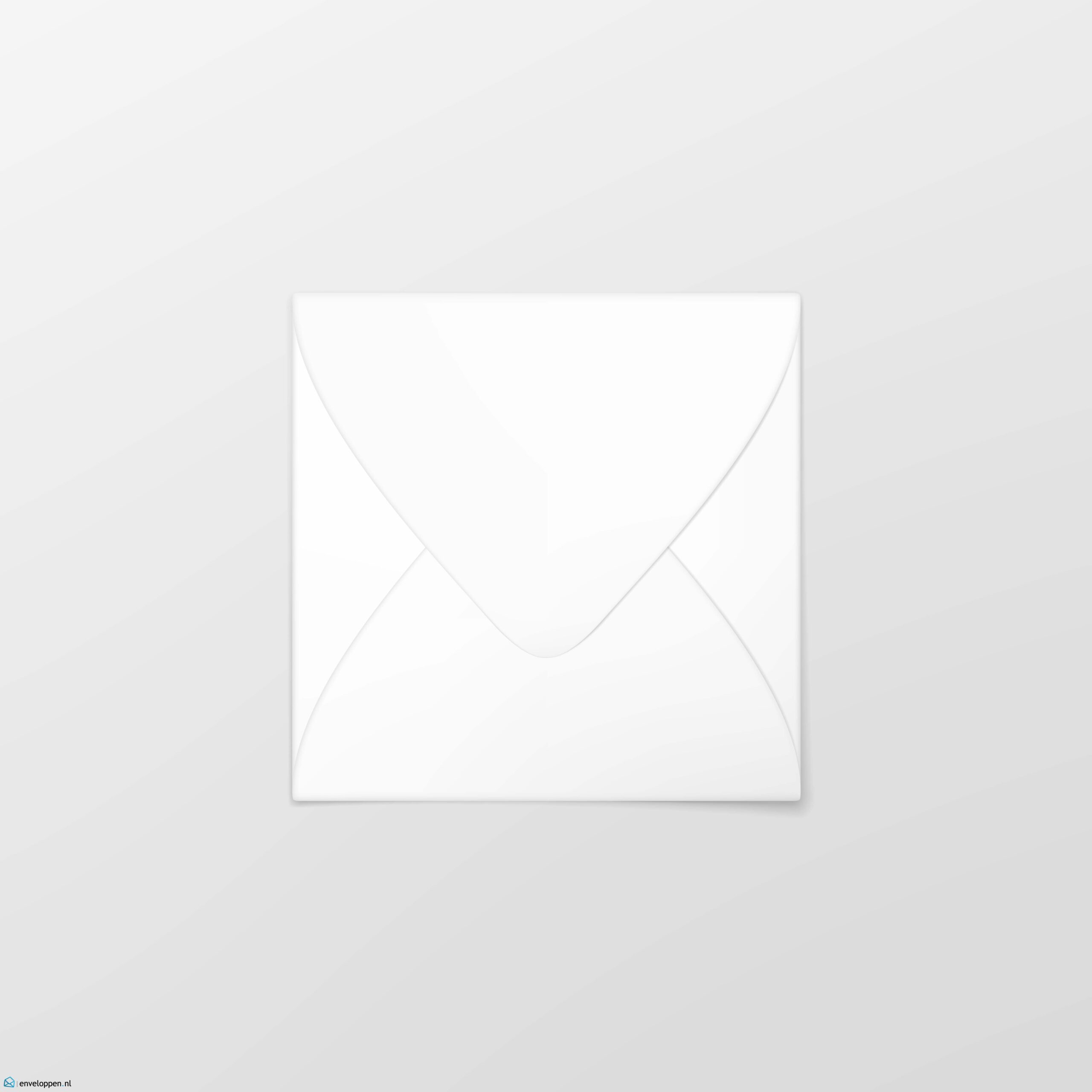 140 x 140 envelop bankpost 100 grs wit FSC puntklep