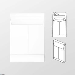 Monsterzak envelop 229 x 324 x 38 mm 150 grs wit kraft