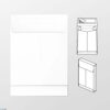 Monsterzak envelop 262 x 371 x 38 mm 150 grs wit kraft