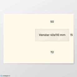 C 5 envelop VR ECO offwhite 90 grs FSC strip
