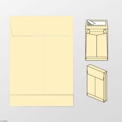 Monsterzak envelop 262 x 371 x 38 mm 170 grs crème kraft