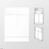 Monsterzak envelop 250 x 350 x 40 mm 120 grs wit kraft