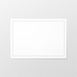 EA5 156 x 220 mm Rouwenvelop 100 grams wit met puntklep