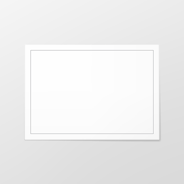 EA5 156 x 220 mm Rouwenvelop 100 grams wit met puntklep
