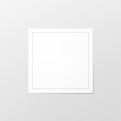 160 x 160 mm Rouwenvelop 100 grs wit met puntklep