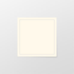 160 x 160 mm Rouwenvelop 120 grs offwhite met puntklep
