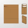 Verzendzak envelop E-Green 350x450x120+100 2x strip 120 grs bruin