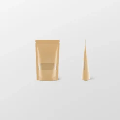 Stazak bruin kraft met venster 250ml