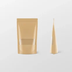 Stazak bruin kraft met venster 750ml