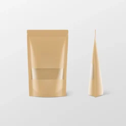 Stazak bruin kraft met venster 1000ml