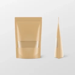 Stazak bruin kraft met venster 1800ml