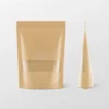 Stazak bruin kraft met venster 3000ml