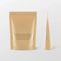 Stazak bruin kraft met venster 3000ml