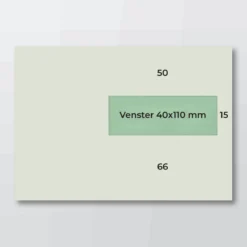 EA 5 envelop VR Recycled 90 grs strip
